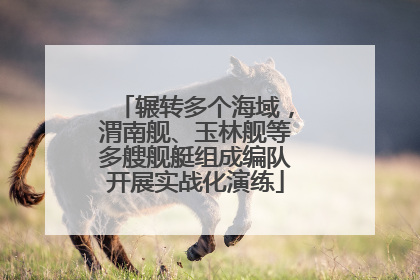 辗转多个海域，渭南舰、玉林舰等多艘舰艇组成编队开展实战化演练