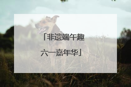 非遗端午趣 六一嘉年华
