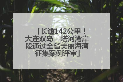 长逾142公里！大连双岛—塔河湾岸段通过全省美丽海湾征集案例评审