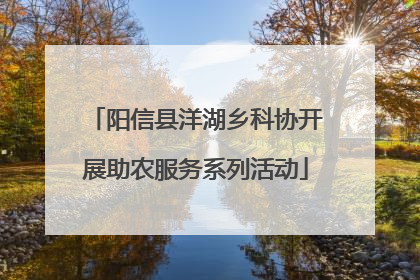 阳信县洋湖乡科协开展助农服务系列活动