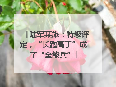 陆军某旅：特级评定，“长跑高手”成了“全能兵”