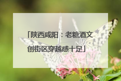 陕西咸阳：老糖酒文创街区穿越感十足