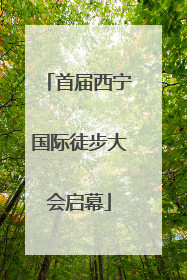 首届西宁国际徒步大会启幕
