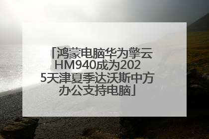 鸿蒙电脑华为擎云 HM940成为2025天津夏季达沃斯中方办公支持电脑