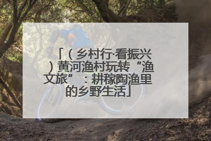 （乡村行·看振兴）黄河渔村玩转“渔文旅”：耕稼陶渔里的乡野生活