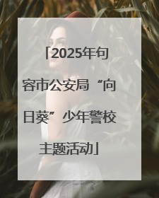 2025年句容市公安局“向日葵”少年警校主题活动