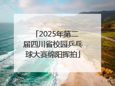 2025年第二届四川省校园乒乓球大赛绵阳挥拍