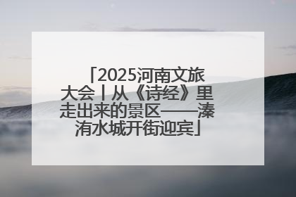 2025河南文旅大会丨从《诗经》里走出来的景区——溱洧水城开街迎宾
