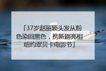 37岁赵丽颖头发从粉色染回黑色，携新剧亮相纽约翠贝卡电影节