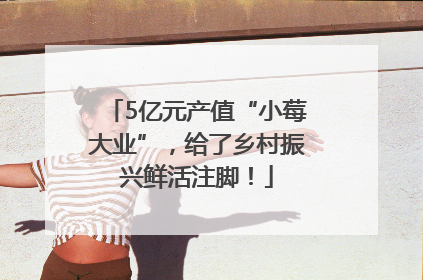5亿元产值“小莓大业”，给了乡村振兴鲜活注脚！