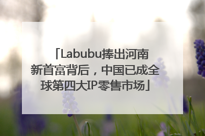 Labubu捧出河南新首富背后，中国已成全球第四大IP零售市场